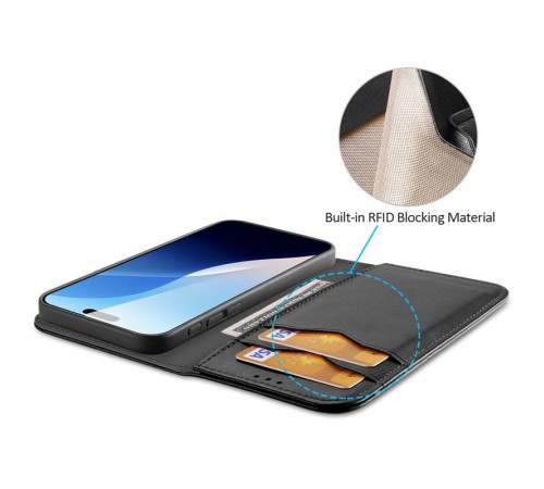 Чохол-книжка Dux Ducis Hivo для Apple iPhone 17 (6.3") Black Чохол-книжка Dux Ducis Hivo для Apple iPhone 17 (6.3") Black