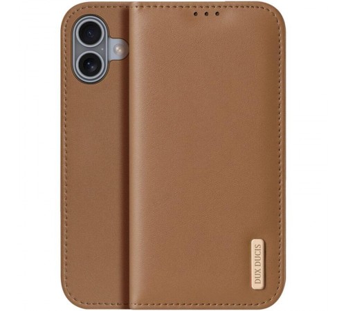 Чохол-книжка Dux Ducis Hivo для Apple iPhone 17 (6.3") Brown Чохол-книжка Dux Ducis Hivo для Apple iPhone 17 (6.3") Brown