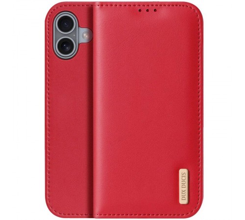 Чохол-книжка Dux Ducis Hivo для Apple iPhone 17 (6.3") Red