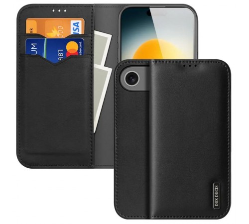Чохол-книжка Dux Ducis Hivo для Apple iPhone 17 Air (6.5") Black