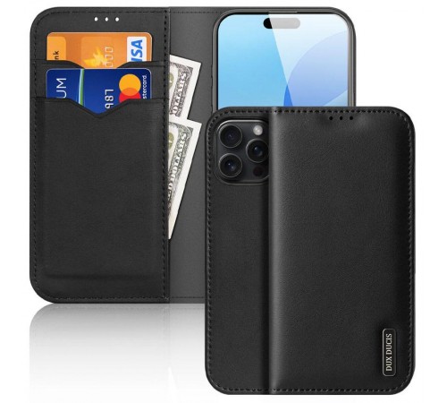 Чохол-книжка Dux Ducis Hivo для Apple iPhone 17 Pro Max (6.9") Black