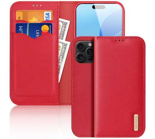 Чохол-книжка Dux Ducis Hivo для Apple iPhone 17 Pro Max (6.9") Red