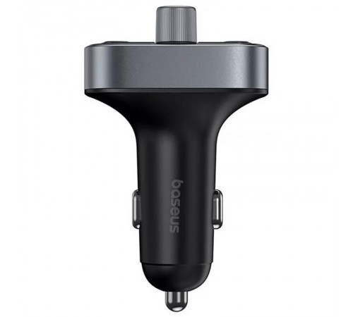 АЗП FM модулятор Baseus S-09 Pro Series 18W (2USB-A/1C) (C10762200113) Cluster Black