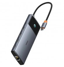 Перехідник HUB Baseus Metal Gleam Series II OS 10in1 (B00061800123-00) Cosmic Black