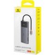 Перехідник HUB Baseus Metal Gleam II OS 10in1 Dual Display (B00061800123-01) Cosmic Black