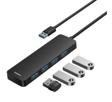 Перехідник HUB Baseus UltraJoy Series 4-Port (USB-A to 4xUSB3.0+Type-C) (0.5m) (B0005280B811-04) Space Grey