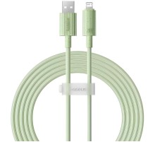 Дата кабель Baseus Habitat Series Fast Charging USB to Lightning 2.4A (2m) (P10360200) Natural Green