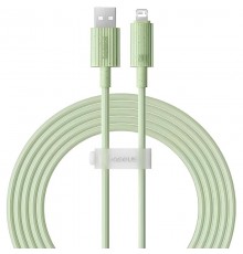 Дата кабель Baseus Habitat Series Fast Charging USB to Lightning 2.4A (2m) (P10360200) Natural Green