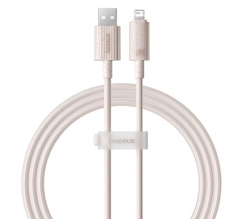 Дата кабель Baseus Habitat Series Fast Charging USB to Lightning 2.4A (2m) (P10360200) Wheat Pink