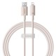 Дата кабель Baseus Habitat Series Fast Charging USB to Lightning 2.4A (2m) (P10360200) Wheat Pink