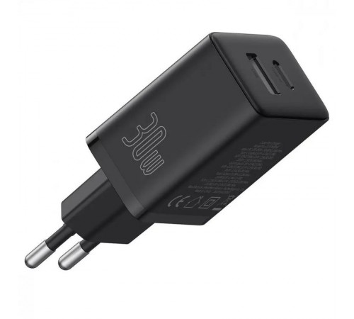 МЗП Baseus Cube Pro Fast Charger PD30W (1USB-A/1C) (P10111404) Cluster Black
