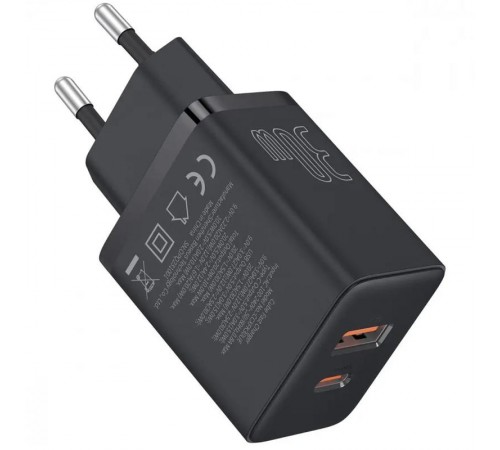 МЗП Baseus Cube Pro Fast Charger PD30W (1USB-A/1C) (P10111404) Cluster Black