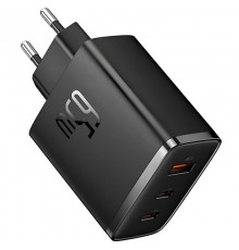 МЗП Baseus Cube Pro Fast Charger PD65W (1USB-A/2C) (P10111404) Cluster Black