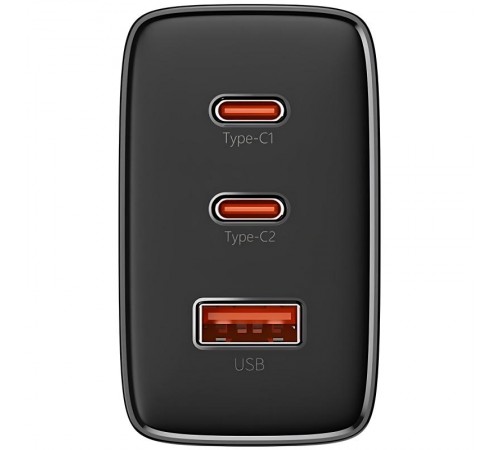 МЗП Baseus Cube Pro Fast Charger PD65W (1USB-A/2C) (P10111404) Cluster Black