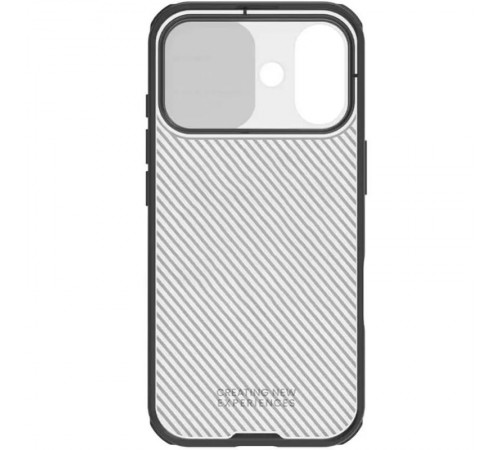 Карбонова накладка Nillkin CamShield Pro для Apple iPhone 17 (6.3") Transparent black Карбонова накладка Nillkin CamShield Pro для Apple iPhone 17 (6.3") Transparent black