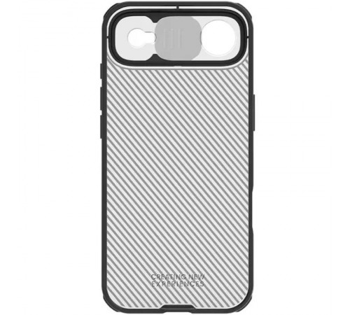 Карбонова накладка Nillkin CamShield Pro для Apple iPhone 17 Air (6.5") Transparent black Карбонова накладка Nillkin CamShield Pro для Apple iPhone 17 Air (6.5") Transparent black