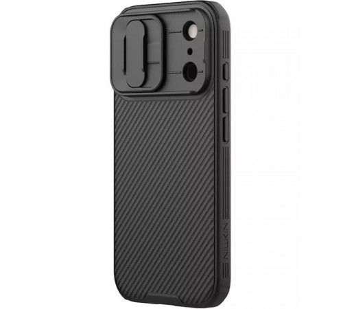 Карбонова накладка Nillkin CamShield Pro для Apple iPhone 17 Pro (6.3") Black Карбонова накладка Nillkin CamShield Pro для Apple iPhone 17 Pro (6.3") Black