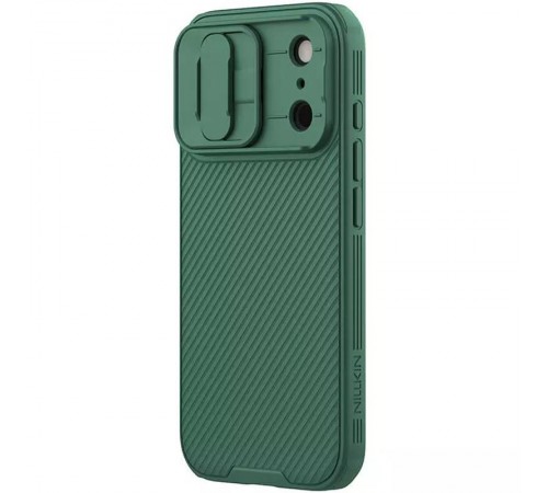 Карбонова накладка Nillkin CamShield Pro для Apple iPhone 17 Pro (6.3") Deep Green Карбонова накладка Nillkin CamShield Pro для Apple iPhone 17 Pro (6.3") Deep Green