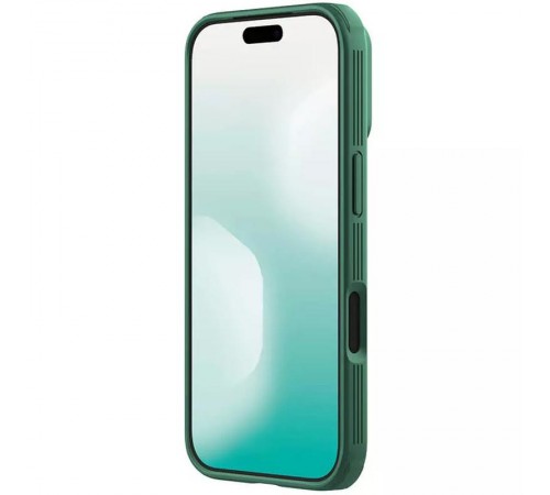 Карбонова накладка Nillkin CamShield Pro для Apple iPhone 17 Pro (6.3") Deep Green Карбонова накладка Nillkin CamShield Pro для Apple iPhone 17 Pro (6.3") Deep Green