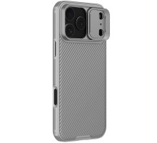 Карбонова накладка Nillkin CamShield Pro для Apple iPhone 17 Pro (6.3") Titanium gray