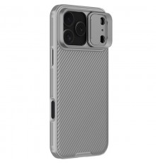 Карбонова накладка Nillkin CamShield Pro для Apple iPhone 17 Pro (6.3") Titanium gray