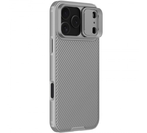 Карбонова накладка Nillkin CamShield Pro для Apple iPhone 17 Pro (6.3") Titanium gray