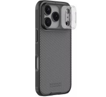 Карбонова накладка Nillkin CamShield Pro для Apple iPhone 17 Pro (6.3") Transparent black