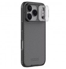 Карбонова накладка Nillkin CamShield Pro для Apple iPhone 17 Pro Max (6.9") Transparent black