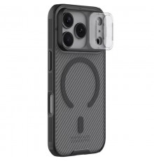Карбонова накладка Nillkin CamShield Pro Magnetic для Apple iPhone 17 Pro Max (6.9") Transparent black