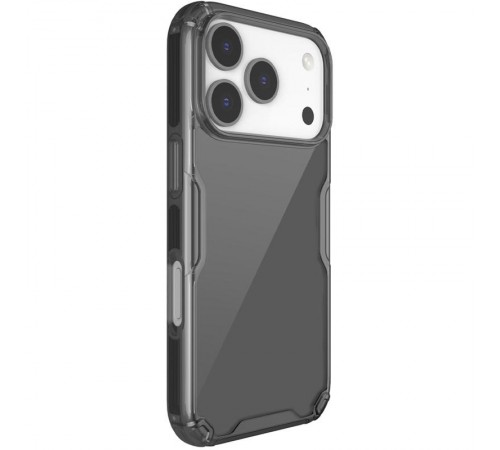 TPU чохол Nillkin Nature Pro Series для Apple iPhone 17 Pro (6.3") Чорний (прозорий)