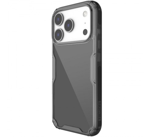 TPU чохол Nillkin Nature Pro Series для Apple iPhone 17 Pro (6.3") Чорний (прозорий)