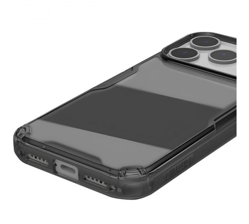 TPU чохол Nillkin Nature Pro Series для Apple iPhone 17 Pro (6.3") Чорний (прозорий)