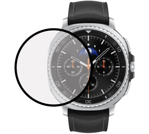 Полімерна плівка 3D (full glue) (тех.пак) для Samsung Galaxy Watch 8 40mm Чорний Полімерна плівка 3D (full glue) (тех.пак) для Samsung Galaxy Watch 8 40mm Чорний
