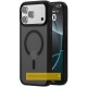 TPU+PC чохол Metal Buttons with MagSafe Colorful для Apple iPhone 17 (6.3") Чорний / Black