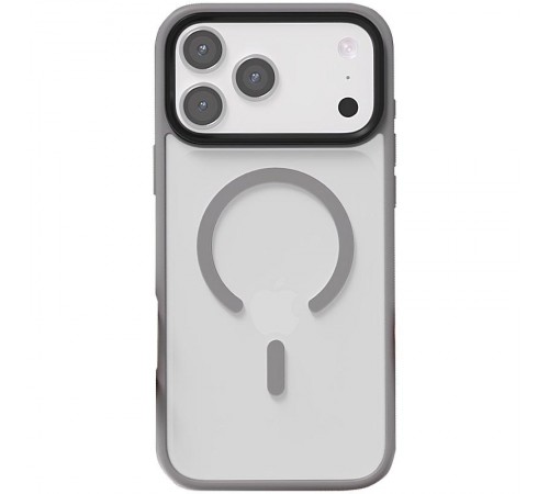 TPU+PC чохол Metal Buttons with MagSafe Colorful для Apple iPhone 17 Pro (6.3") Сірий / Grey TPU+PC чохол Metal Buttons with MagSafe Colorful для Apple iPhone 17 Pro (6.3") Сірий / Grey