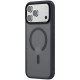 TPU+PC чохол Metal Buttons with MagSafe Colorful для Apple iPhone 17 Pro (6.3") Синій / Navy Blue