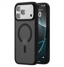 TPU+PC чохол Metal Buttons with MagSafe Colorful для Apple iPhone 17 Pro Max (6.9") Чорний / Black
