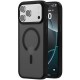 TPU+PC чохол Metal Buttons with MagSafe Colorful для Apple iPhone 17 Pro Max (6.9") Чорний / Black