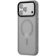 TPU+PC чохол Metal Buttons with MagSafe Colorful для Apple iPhone 17 Pro Max (6.9") Сірий / Grey