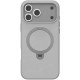 TPU+PC чохол Metal Buttons with MagSafe Colorful HQ Ring для Apple iPhone 17 Pro (6.3") Grey