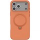 TPU+PC чохол Metal Buttons with MagSafe Colorful HQ Ring для Apple iPhone 17 Pro (6.3") Orange