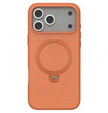 TPU+PC чохол Metal Buttons with MagSafe Colorful HQ Ring для Apple iPhone 17 Pro Max (6.9") Orange