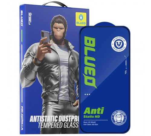 Захисне 2.5D скло Blueo Full Cover HD для Apple iPhone 17 Air (6.5") Чорний