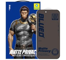 Захисне 2.5D скло Blueo Full Cover Anti-Peep Matte для Apple iPhone 17 Pro Max /16 Pro Max (6.9") Чорний