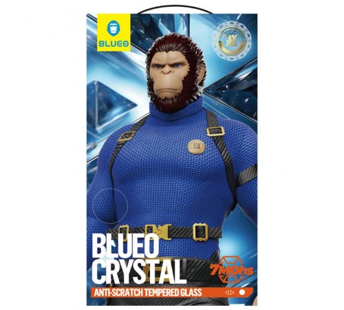 Захисне 2.5D скло Blueo Crystal Anti-Scratch для Apple iPhone 17 Air (6.5") Чорний