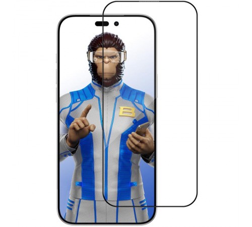 Захисне 2.5D скло Blueo AR Anti-Reflective HD для Apple iPhone 17 / 17 Pro / 16 Pro (6.3") Чорний Захисне 2.5D скло Blueo AR Anti-Reflective HD для Apple iPhone 17 / 17 Pro / 16 Pro (6.3") Чорний