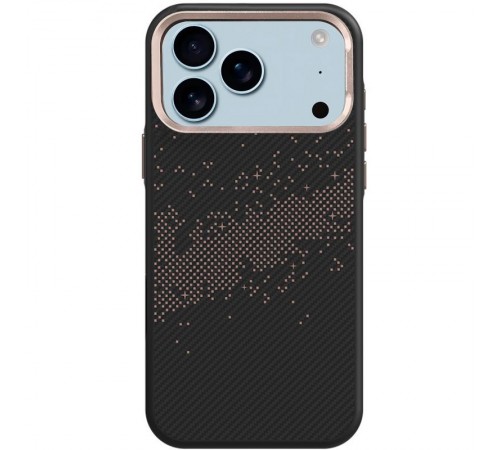 TPU чохол Monzo (MagFit) для Apple iPhone 17 Pro Max (6.9") Titanium gold