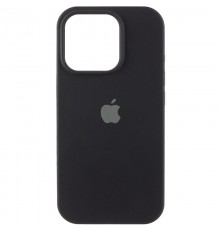 Чохол Silicone Case (AA) Logo with MagSafe для Apple iPhone 12 Pro Max (6.7") Чорний / Black