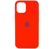 Чохол Silicone Case (AA) Logo with MagSafe для Apple iPhone 13 Pro Max (6.7") Червоний / Red