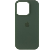 Чохол Silicone Case (AA) Logo with MagSafe для Apple iPhone 15 (6.1") Зелений / Cyprus Green
